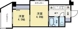 博多駅 徒歩12分 10階の物件間取画像